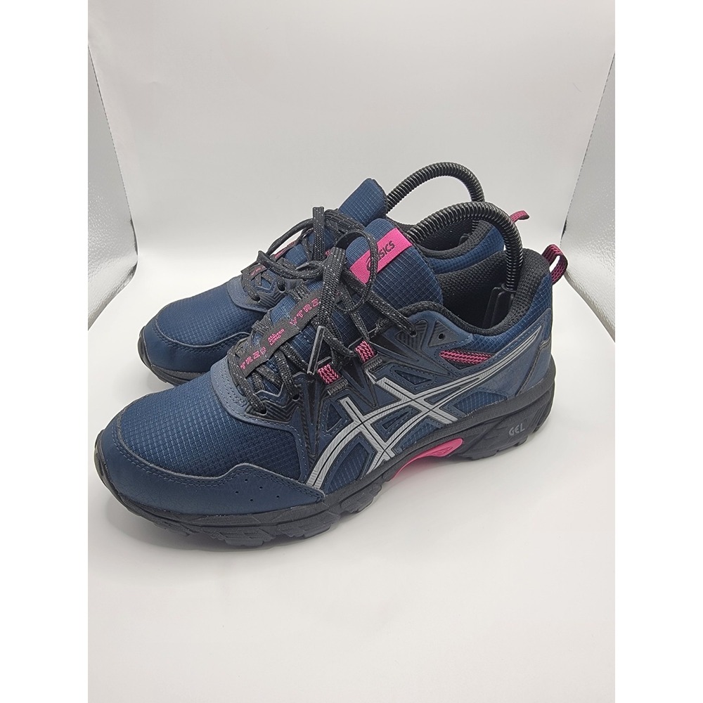 Asics Gel-Venture 8 Womens Size 7 Blue Trail Running Shoes Sneakers